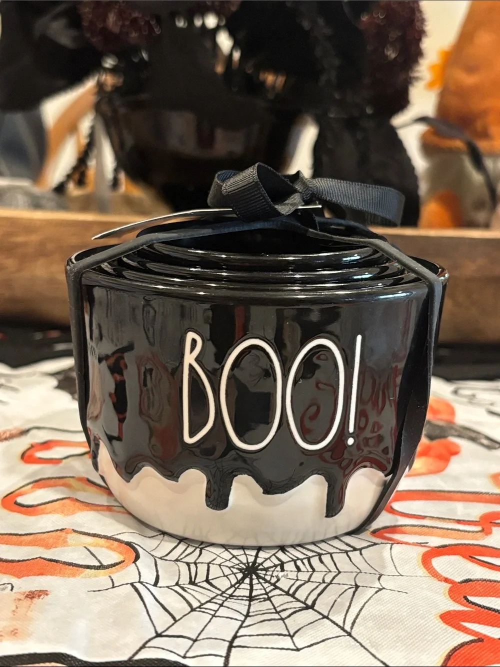 Rae Dunn Ceramic Nesting Measuring Cup Set
